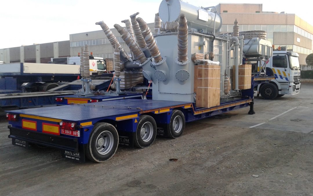 Transporte de 3 subestaciones eléctricas a Colombia